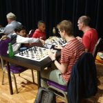 Parsa en Samuel op het Kroegloperstoernooi in Leiden.