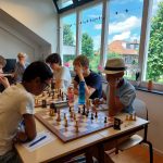 Manixia, Samuel en Rawi op het Leids Weekend Toernooi.