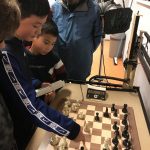 Schaakrobot van Rik.