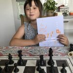 Olivia slaagt voor Stap 3.