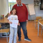 Kyra slaagt voor Stap 1.